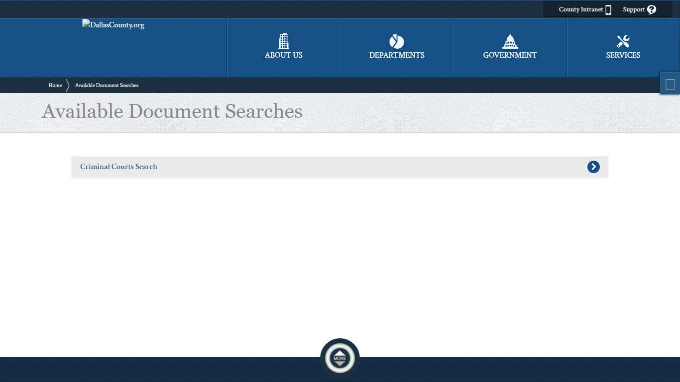Dallas County | Available Document Searches